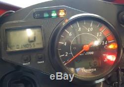 02-06 Triumph Daytona 955i Speedo Tach Gauges Display Cluster Speedometer Oem 05