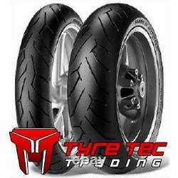 120/70-17 & 190/50 Pirelli DIABLO ROSSO 2 TRIUMPH DAYTONA 955I SINGLE ARM Tyres