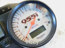 2002-2006 Triumph Daytona 955 955i Instrument Cluster Speedometer Tach