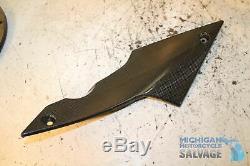 2005 05 TRIUMPH DAYTONA 955i 955 LEFT FAIRING DUCT COVER TANK PANEL COWL