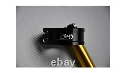 360° Adjustable Clip Ons handlebars Gold 45 mm TRIUMPH DAYTONA 955I 2002-2003