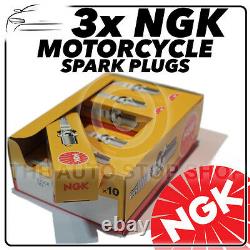 3x NGK Spark Plugs for TRIUMPH 955cc Daytona 955i (Ã12mm Plug) 98-01 No. 4929