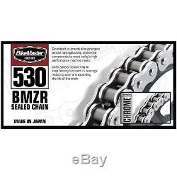 530 BMZR Chain BLK/CHR, Front & Rear Sprocket Kit TRIUMPH 955i Daytona 2002-2006