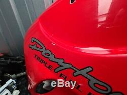 97 Triumph Daytona T595 955i Right Hand Side Offside Fairing Panel Lower Red