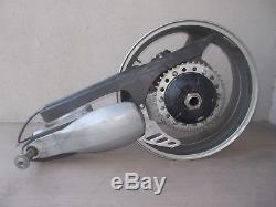 99 00 01 Triumph 955i Daytona Sprint RS OEM swing arm rear wheel brake assembly