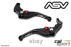 ASV Triumph Daytona 955i 1999-2000 F3 Short Black Brake and Clutch Levers