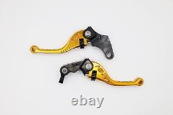 ASV Triumph Daytona 955i 2001 F3 Short Gold Brake and Clutch Levers