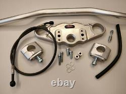 Abm Superbike Booster Handlebar Kit Triumph Daytona 955i (595N) 02-03 Silver