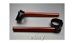 Adjustable Clip Ons handlebars Orange 45 mm TRIUMPH DAYTONA 955I T595 1997-2001