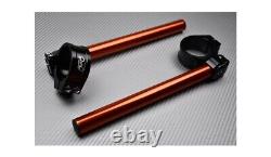 Adjustable Clip Ons handlebars Orange 45 mm TRIUMPH DAYTONA 955I T595 1997-2001