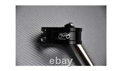 Adjustable Clip Ons handlebars Silver 45 mm TRIUMPH DAYTONA 955I T595 1997-2001