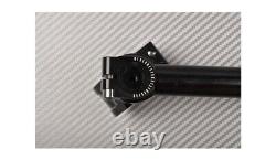 Adjustable Clip Ons handlebars Silver 45 mm TRIUMPH DAYTONA 955I T595 1997-2001