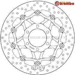Brake Disc Floating Brembo Oro Front Triumph Daytona T955I 955 1999 2001