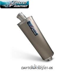 DAYTONA 955i EXHAUST 2001-2006-TRIUMPH-BLUEFLAME TITANIUM SINGLE PORT