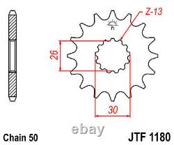 DID Black VX3 Chain & JT Sprockets for Triumph Daytona 955i Centennial 02