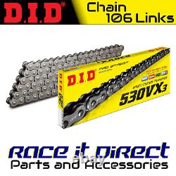 DID Chain for Triumph 955i Daytona 2001-2002 Black VX3