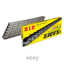 DID Chain for Triumph 955i Daytona 2001-2002 Black VX3