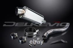 Delkevic 9 Stainless Steel Oval Muffler Triumph Daytona 955i 01-02 Exhaust