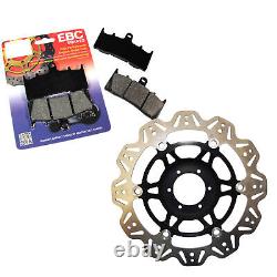 EBC Vee Black Hub Brake Front Disc & Pad Kit Suits Triumph Daytona 955i 2003