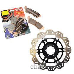 EBC Vee Black Hub Front Disc & HH Pad Kit Suits Triumph Daytona 955i 2002