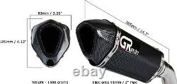 Exhaust for TRIUMPH DAYTONA 955i 02 06 GRmoto Muffler Carbon