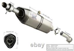 Exhaust for Triumph DAYTONA 955i 1997-2000 GRmoto Carbon Titanium