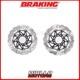 FRONT BRAKE DISC KIT BRAKING TRIUMPH DAYTONA T955i 955 2000 WAVE FLEET