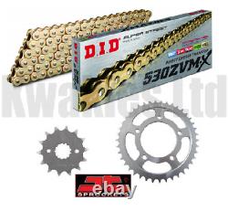 Fits Triumph Daytona 955i 1999-2000 DID ZVMX Gold X-Ring Chain JT Sprockets