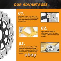 For TRIUMPH Daytona 955i 01-06 Sprint ST 1050 05-10 Rocket III Front Brake Discs