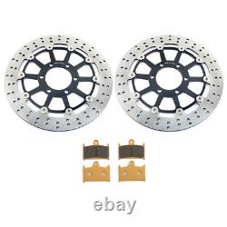 For Triumph Daytona T595 Speed Triple 955i Sprint 955 RS Front Brake Discs Pads