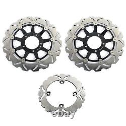 For Triumph Front Rear Brake Discs Daytona 955i 02-06 Speed Triple T955 02-04