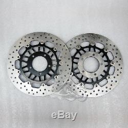 Front Brake Disc Rotors For Triumph Daytona 955i Fpeed Triple T509 ST1050 Rocket