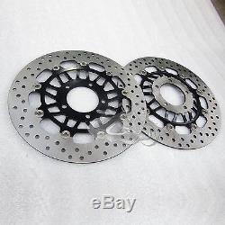 Front Brake Disc Rotors For Triumph Daytona 955i Fpeed Triple T509 ST1050 Rocket