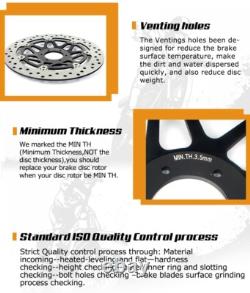 Front Brake Discs Pads For Daytona Triple T509 955 ST Speed T595 955i Sprint 955