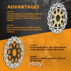 Front Rear Brake Discs For Daytona T595 97-98 955i 99-01 Speed Triple 955 99-01