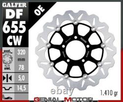 Galfer Front Brake Disc WAVE FLOATING COMPLETE TRIUMPH DAYTONA 955i 2002