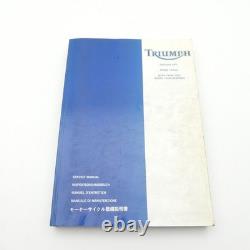 Genuine Triumph Daytona Speed Triple 955i Workshop Manual C5130