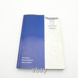Genuine Triumph Daytona Speed Triple 955i Workshop Manual C5131
