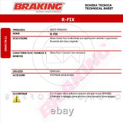 HO22RI REAR BRAKE DISC BRAKING R-FIX TRIUMPH DAYTONA T955i 955 1999-2006