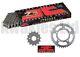 JT Z3 Black X-Ring Chain & Sprockets for Triumph Daytona 955i 1999-2000