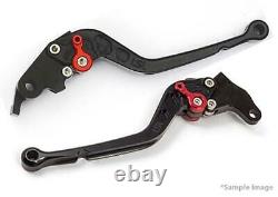 LSL Black Adjustable Regular Brake & Clutch Levers Set Triumph Daytona 955i 2003