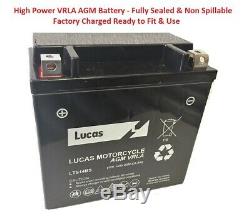 Lucas LTS14-BS TRIUMPH Daytona 955i, Sprint ST RS 99-04 Gel Upgrade Battery