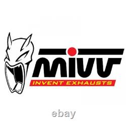 MIVV Exhaust Homologated Cat-oem Oval Titanium Triumph Daytona 955i 2001 01