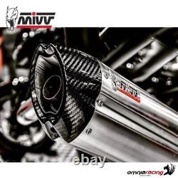 Mivv exhaust Oval high approved titanium Triumph Daytona 955I 1997-2001
