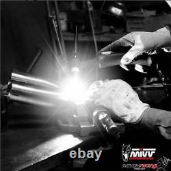 Mivv exhaust slip-on Oval high approved titanium Triumph Daytona 955I 1997-2001