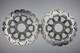 Pair of Wave Floating Front Brake Discs 320mm TRIUMPH DAYTONA 955I 595N 2002-03