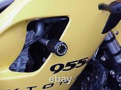 R&G Racing Black Aero Crash Protectors Triumph Daytona 955i 2005
