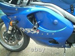 R&G Racing Black Aero Crash Protectors Triumph Daytona 955i 2006