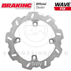 REAR BRAKE DISC BRAKING WAVE FIXED TRIUMPH DAYTONA T955i 955 2000 2001