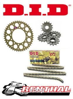 Renthal / DID Chain & Sprocket Kit to fit Triumph 955i Daytona 2002